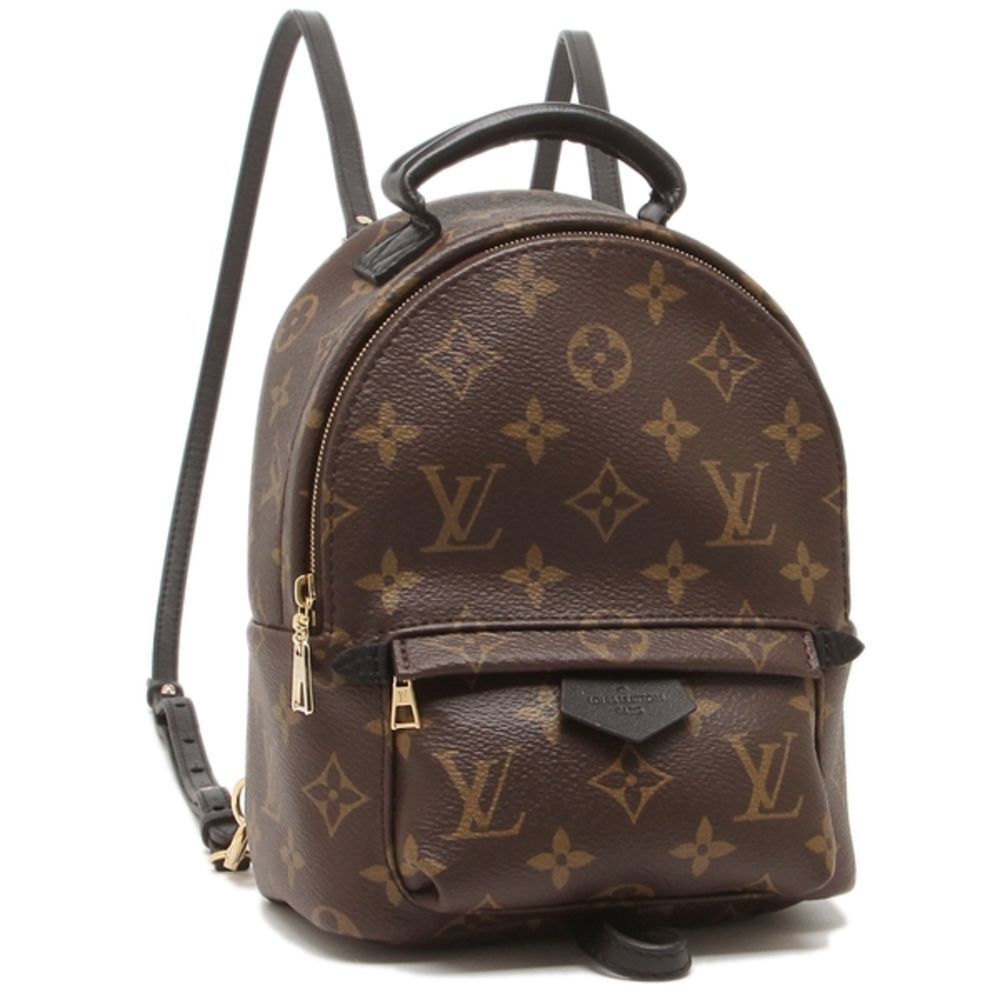 Louis Vuitton Backpack Monogram Brown Black
